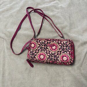 Purple Vera Bradley crossbody purse